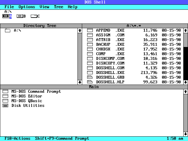 MS-DOS 5.0