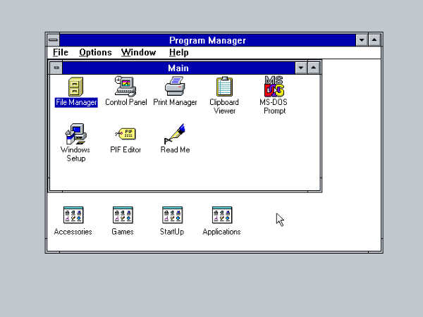 MS-Windows 3.1